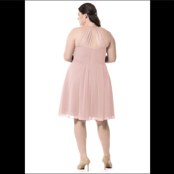 Azazie Adriana Plus Size A24 in Dusty Rose - Picture 2 of 9